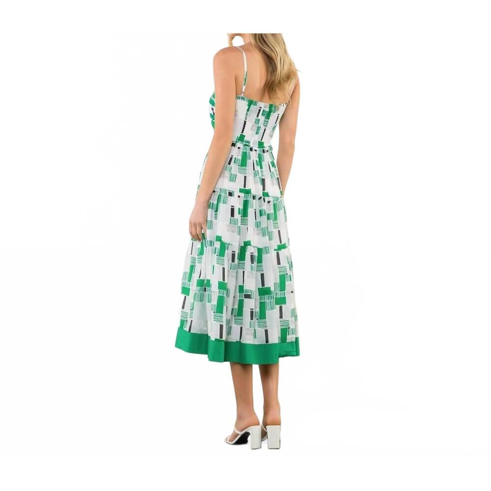NEW THML tiered print dress - Picture 3 of 3